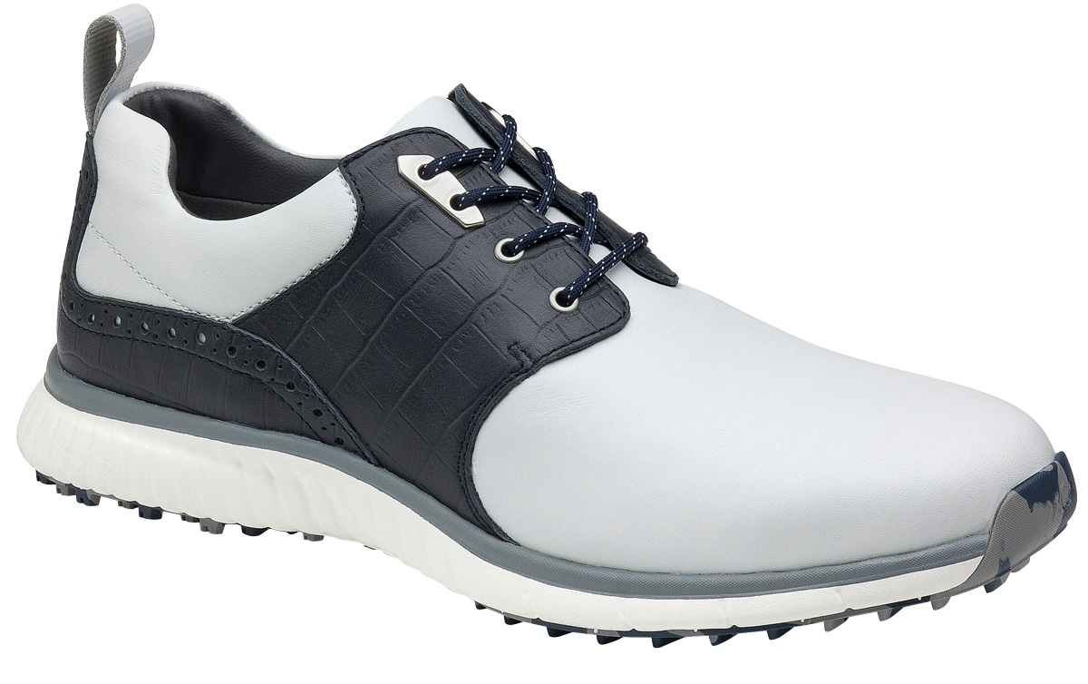 Johnston & Murphy XC4 H2Luxe Hybrid Saddle Spikeless Golf Shoes